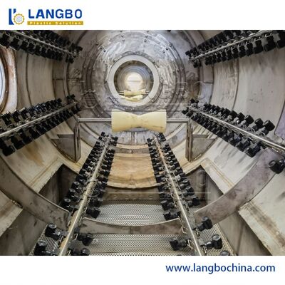 PLC-besturing PVC-pijpproductielijn hoge output en productiviteit