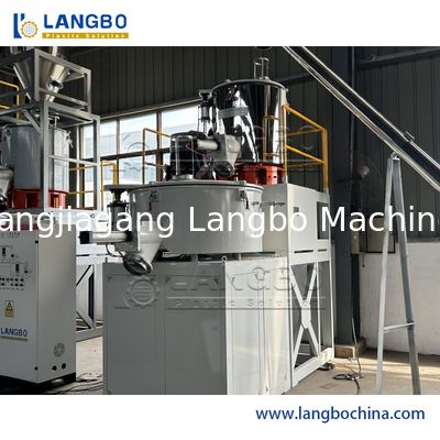 High Speed Hot/Cool Plastic Turbo Mixer voor WPC PVC-poederhars