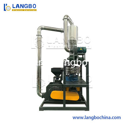 Afvalplastic PE PP EVA Pellets Resten PVC Vlokken Freesmolen Verpulveringsmachine