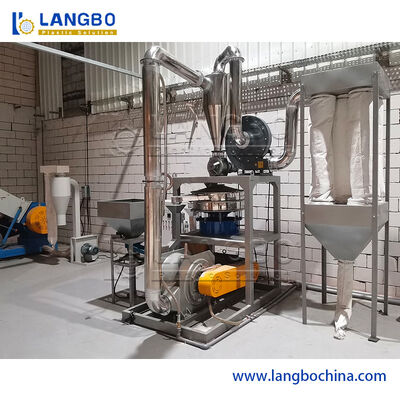 Afvalproduct van het profiel van plastic buizen Pulverizer Miller Machine