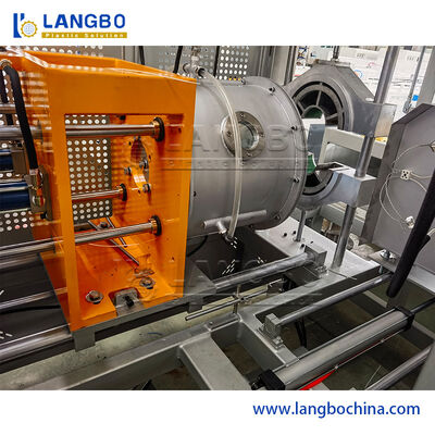 Kleine PVC-buisverbindingsmachine voor 16-50 mm met touchscreenbediening en enkele schroefextruder