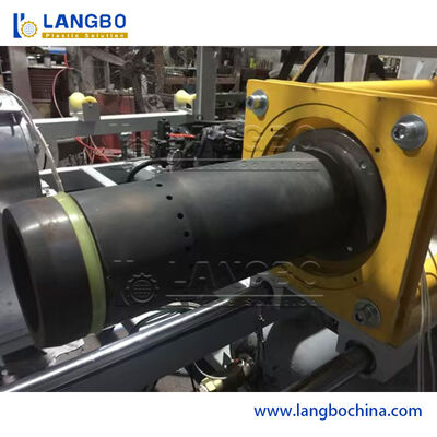 Kleine PVC-buisverbindingsmachine voor 16-50 mm met touchscreenbediening en enkele schroefextruder