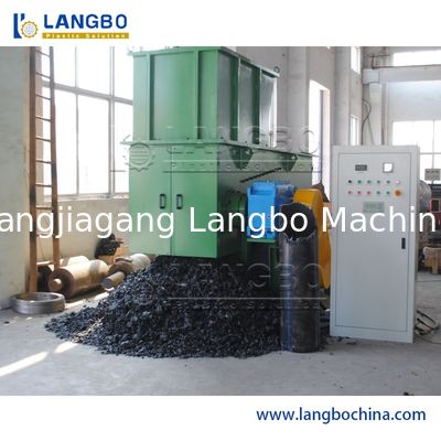 HDPE PVC PP Lump Pipe Bags Film Crushing Shredder Grinder Machine