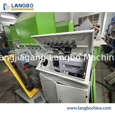 Plastic Machine Single Shaft Shredder voor plastic afval Hout Palet HDPE Pipe Fabric Textile Film Crushing Recycling Machine