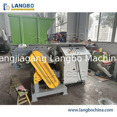 HDPE-emmerafval palletversnipperaar grote kunststoftank enkelschachtversnipperaar machine