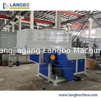 PET-flessen Plastic PP PE Folie Metaal Crusher Papier Hout Plastic Machine Recycling Machines Enkelschijfsversnipperaar