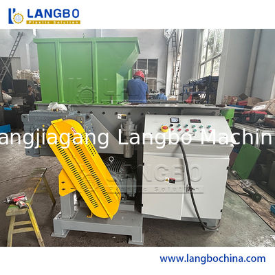 Industrieel PE/PP/PC Lump Pipe Filmzakjes Flessen Drum Papier Afval Hergebruik Plastic Shredding Machine Recycling Crusher Double/Single Shaft Shredder