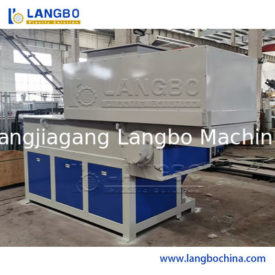 Plastic fles Woven Bag PP/PE/HDPE/LDPE Recycling Crusher Manufacturing Machine Waste Plastic Grinding Single Shaft Shredder