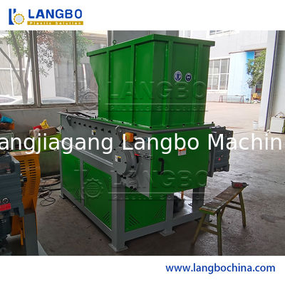 Plastic fles Woven Bag PP/PE/HDPE/LDPE Recycling Shredder Manufacturing Machine Waste Plastic Grinding Single Shaft Shredder