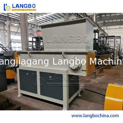 HDPE kunststof buis, PVC brok, Purge, Plaat, Houten pallet shredder crusher recycling machine