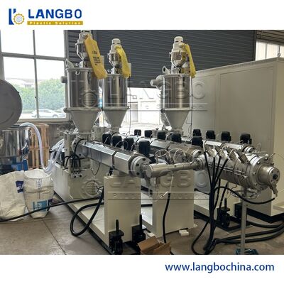 Pe van de Uitdrijvingsppr van Co de Pijpproductielijn 350kgs/Multi de Laagbuis van H