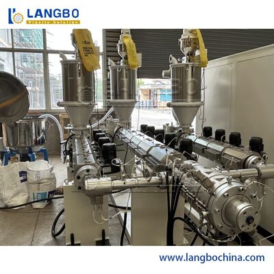 Multilayer Ppr-Lijn van de Pijpuitdrijving 16mm - 63mm 180kg/PLC van H Siemens