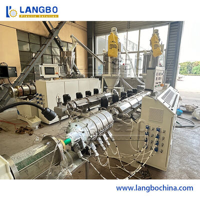 Grote Diameter PPR Pijp Extrusielijn met 12m/min Productiesnelheid en  PLC Besturing