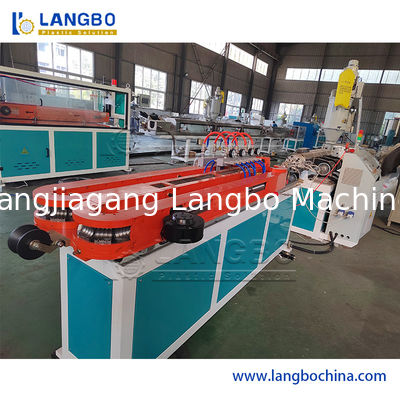Horizontal Structure Dwc Corrugated Pipe Extrusion Line Plastic Machinery