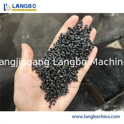 De enige Schroefextruder Plastic Machine 150kg van de Recyclingsgranulator/h-Capaciteit