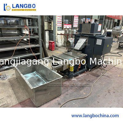 De enige Schroefextruder Plastic Machine 150kg van de Recyclingsgranulator/h-Capaciteit