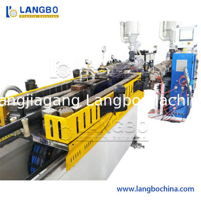 Plastic PP PE Corrugated Pipe Extrusion Line