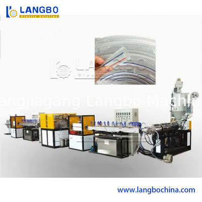 PVC Nylon gebreide slangpijp 16-32mm Extruder Plastic PVC Soft Garden Hose Manufacture Water Pipe Tube Making Machine