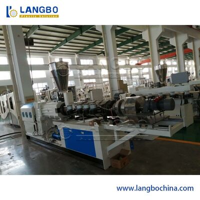 Pp die de Enige van de de Machtsconsumptie van de Schroefextruder lager Hoge Capaciteit pelletiseren