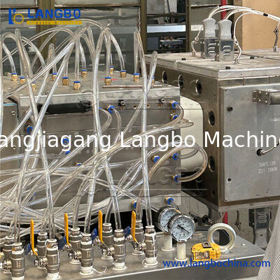 PVC PP PE ABS L-vorm kunststof profiel making extrusie machine productielijn met verschillende vorm mal