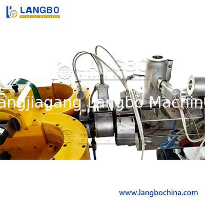 PP PE HDPE PVC PA Pipe Extrusion Line Gaswaterpijpvoorziening DrainageElektrische slangbuis Productie Eenwandige gegolfde plasticpijp Extrusion Line