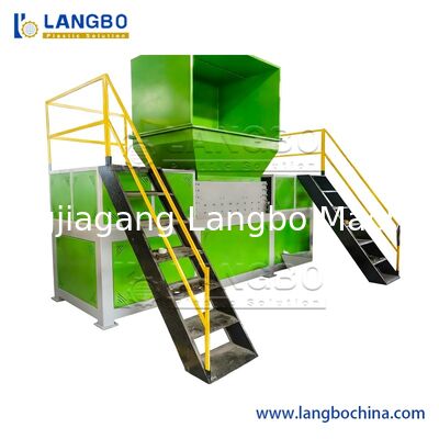 Industriële Dubbele Schacht Versnipperaar Breker Machine voor Metaal/Plastic/Banden/Rubber/Hout Recycling Machine