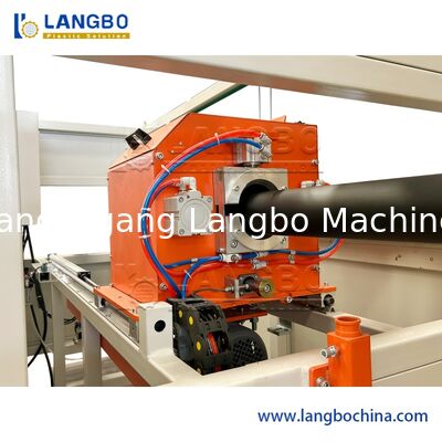 Automatische plastic HDPE PE waterkabelbuizen extruder extrusie maken machine