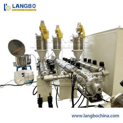 Hoge snelheid van kunststofprofiel PPR water afvoerpijp maken extrusie enkel schroef