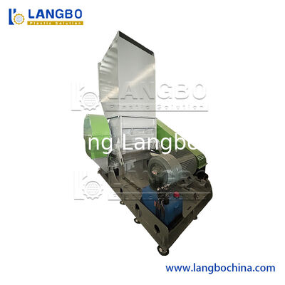 Afval Plastic Film Woven Bag Schoenen Twin Roll Rotor Single Shaft Shredder Machine Plastic Crusher