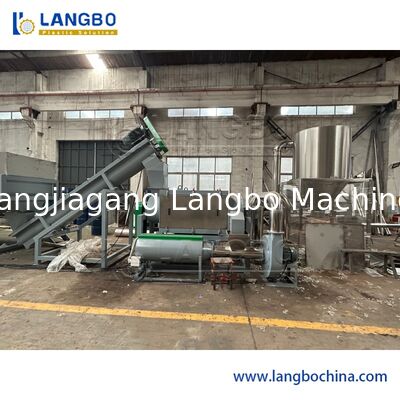 300-5000 kg/h capaciteit PET-recyclinglijn met 14 mm vlokgrootte en 380V spanning voor PET-flessen recycling