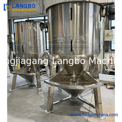 Verticale mengmachine HDPE LDPE Plastic Pellet Particles Mixing Machine Drying Mixer