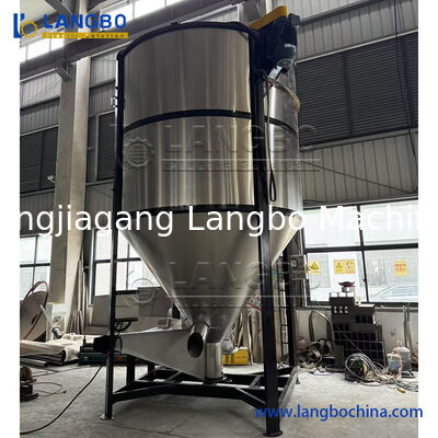 Verticale mengmachine HDPE LDPE Plastic Pellet Particles Mixing Machine Drying Mixer