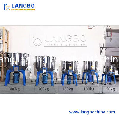 Hoogwaardige 200 kg 150 kg 100 kg 50 kg kunststof industriële kleurmengmachine pellet mixer kleurmixer voor kunststof materiaal