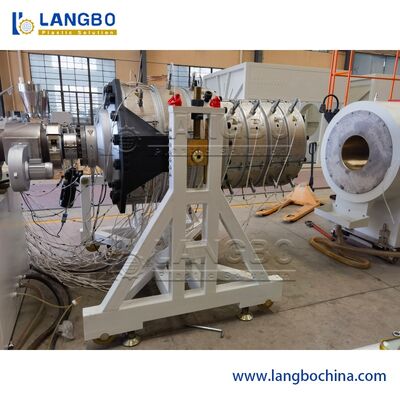 Plastic PVC Water Afvoerpijp Extruder Gegolfde Pijpen Extrusie Machine