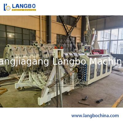 Plastic PVC Water Afvoerpijp Extruder Gegolfde Pijpen Extrusie Machine