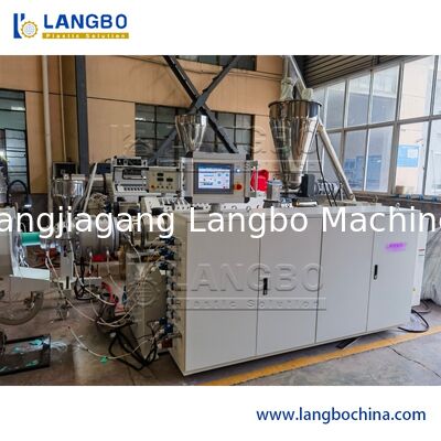 High Speed PVC Pipe Extruder Machine voor watervoorziening Pipe Twin Screw And Barrel Design