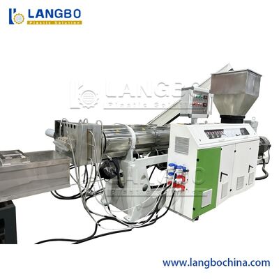 Hoogwaardige PE PP Pet PPR PVC UPVC HDPE Plastic Pipe Extruder Extrusion Granulating Production Line