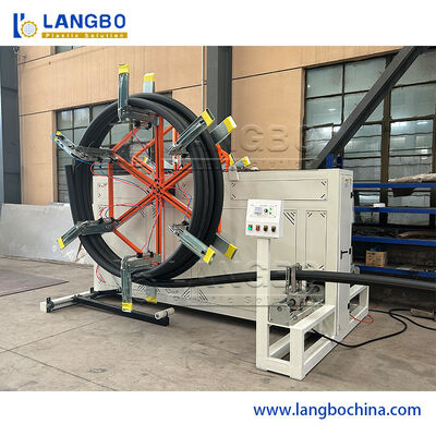 PE Pipe Extruder. Automatisch voedingssysteem. Hoogprecisie schroef voor uniform mengen.