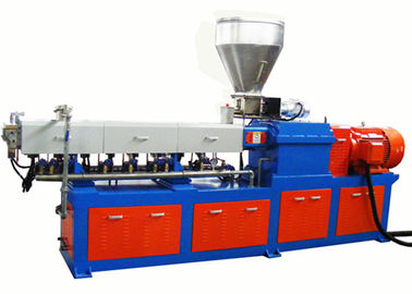Van de de Schroefextruder van kleurenmasterbatch de Kegel Tweeling de Machinepp Pe Granulator van Masterbatch