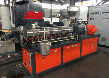 Machine van de de Schroefextruder van kleurenmasterbatch de Enige met Luchtkoelings Heet Knipsel