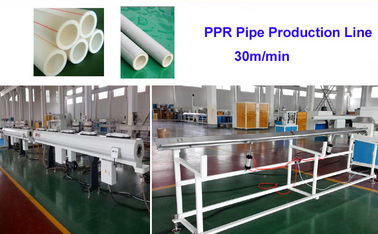 20-50mm Fast High Speed PE PP HDPE PVC PPR Mpp Plastic Water Gas Supply Drainage Solid Wall Pipe Hose Tube Making Machine Productie Extrusie Lijn