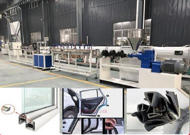 Pvc-Profielmachine met Rubber Flexibele het Verzegelen Strookuitdrijving voor Deur