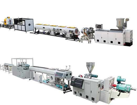 Motor PVC Pipe Machine Plastic Extrusion Line Hoog automatisch
