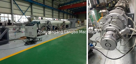 Automatische Hdpe Machine 65mm van de Pijpuitdrijving de Motor van Siemens