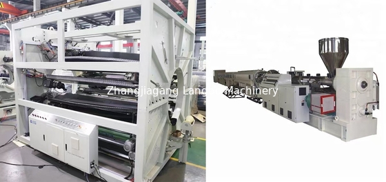 Automatische plastic HDPE PE waterkabelbuizen extruder extrusie maken machine