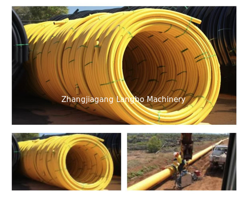 HDPE Gaspe Pijpuitdrijving die Lijn Automatisch maakt 65mm Volledige