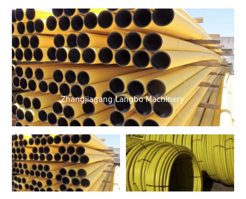 PE HDPE Plastic Pipe Maken Maken Extruder Machine Voor Gas Watervoorziening Drain Pipe