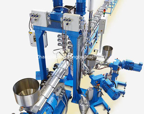 Co-de Productielijn Plastic Twee Extruders van de Uitdrijvingsppr Pijp