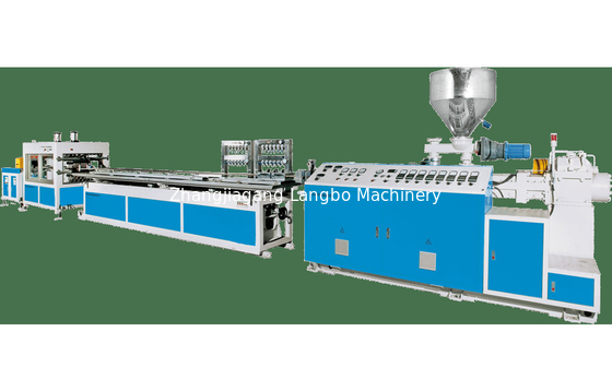 Hoog productie hout plastic WPC dekprofiel co-extrusie machine