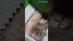 Enkelassige Shredder voor Efficiënte Plastic Recycling #enkelassigeshredder#plasticversnippering